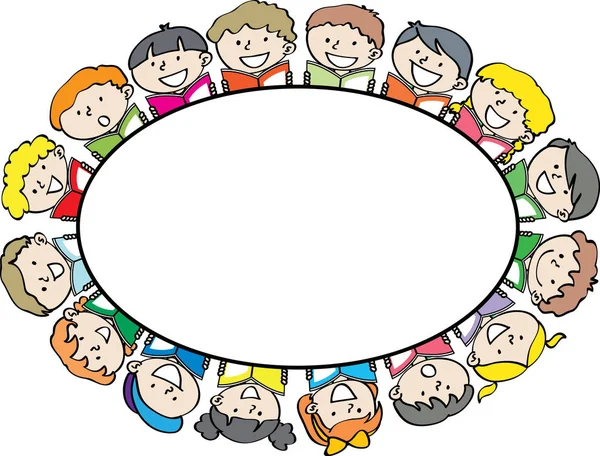 çizgi film çocuklar tasarım arka plan