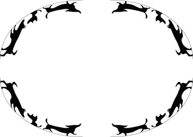 köpek tasarım arka plan vektör