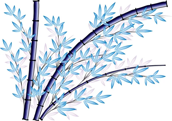 Дизайн Векторного Рисунка Бамбука — стоковый вектор