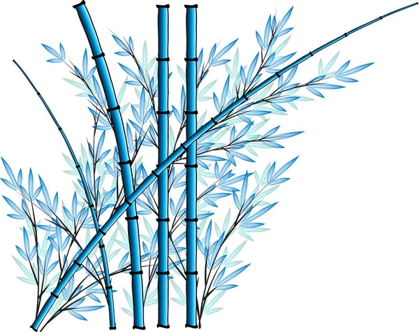 Иконка Векторного Рисунка Бамбука — стоковый вектор