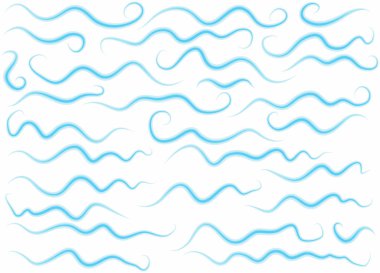 line of cloud design background vector drawing art