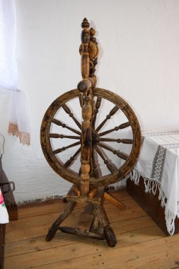 Antik kadın 20 göz kapağı başında. Hisse senedi iplik