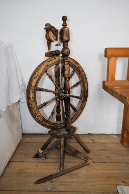 Antik kadın 20 göz kapağı başında. Hisse senedi iplik