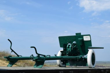 Uçaksavar topları. Silah Müzesi. Açık Hava Müzesi.