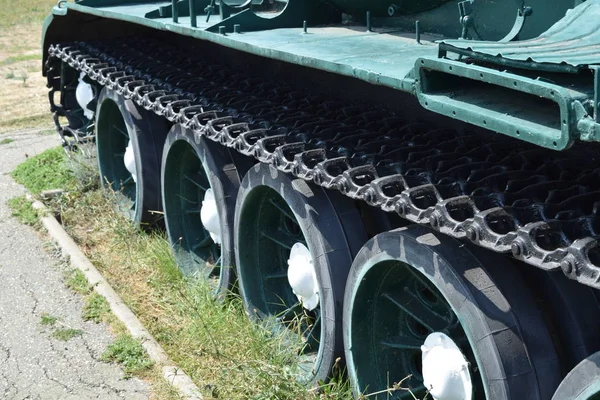 Tank Müzesi kopyası. Anıt Zırhlı tekniği. Askeri tepe Müzesi.