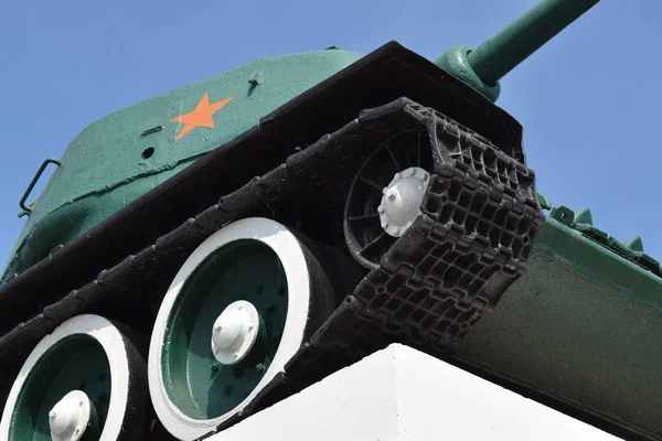 博物馆副本的坦克 纪念碑装甲技术 军事山博物馆 — 图库照片
