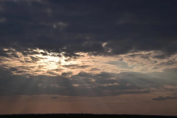 Himmelslandschaft Mit Wolken Kumuluswolken Himmel — Stockfoto