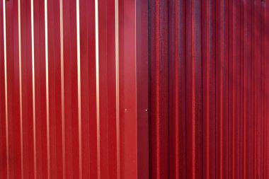 Çapraz metal profil deseni. Polimerik kaplama ile boyanmış galvanizli demirin telleri..