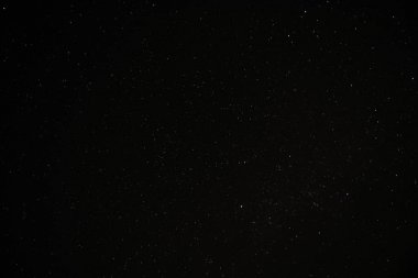 Yıldızlı gece gökyüzü. Samanyolu, bizim galaksinin.