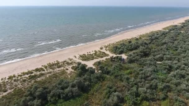 Top udsigt over Azovsøen – Stock-video