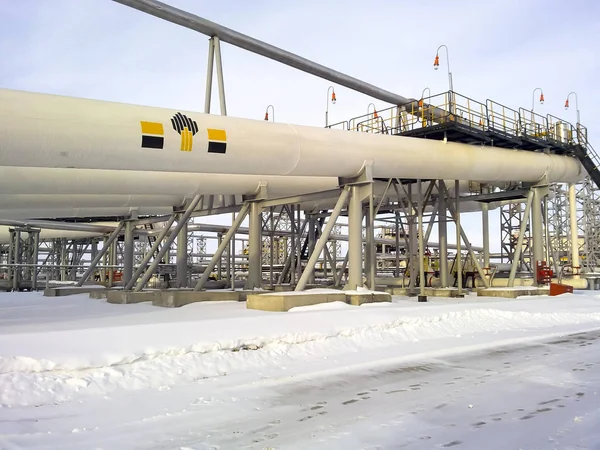 Russia Nefteyugansk January 2016 End Phase Divider Tubular Equipment Separating — Stock Photo, Image