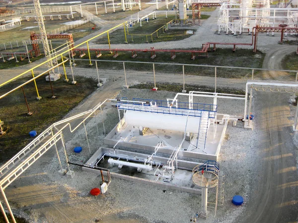 Elektrické Dehydrátory Připravený Pro Montáž Instalaci Zařízení Rafinerie — Stock fotografie