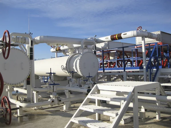 Bir rafineri Isı değiştiriciler