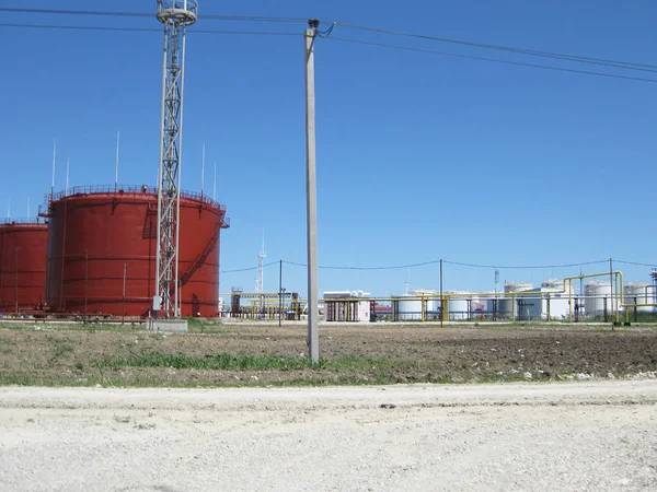 Storage tanks for petroleum products — Stock Photo, Image