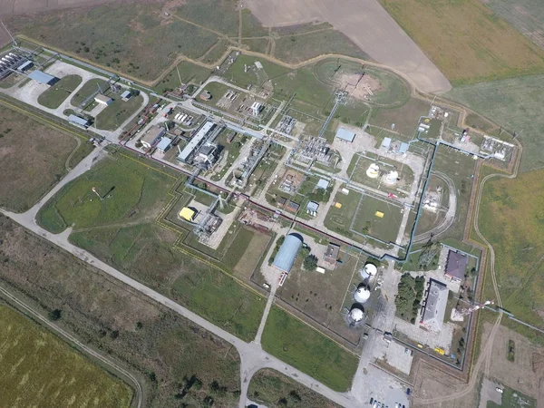 Ayırma sistemi, üstten görünüm. Aerophotographing istasyonu ayırma ve dehidrasyon.