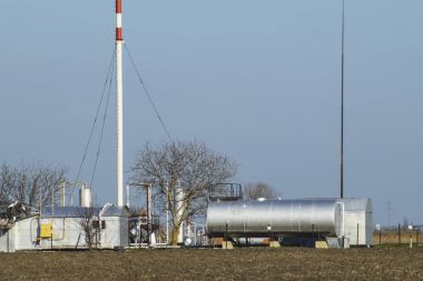 Petrol ve gaz tedavi için ayırma istasyon. Petrol ve gaz cihazı