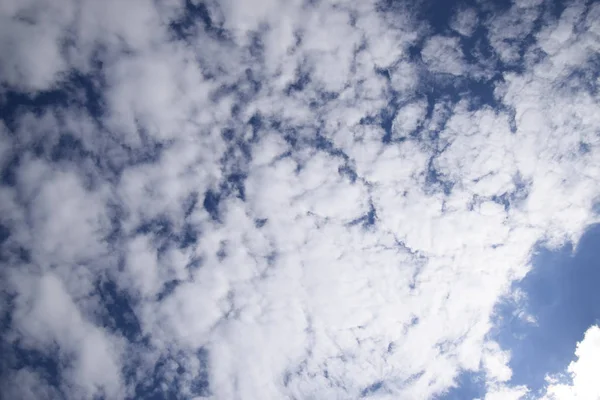 Himmelska Landskap Med Moln Cirrus Och Cumulus Moln Cumulusmoln Himlen — Stockfoto