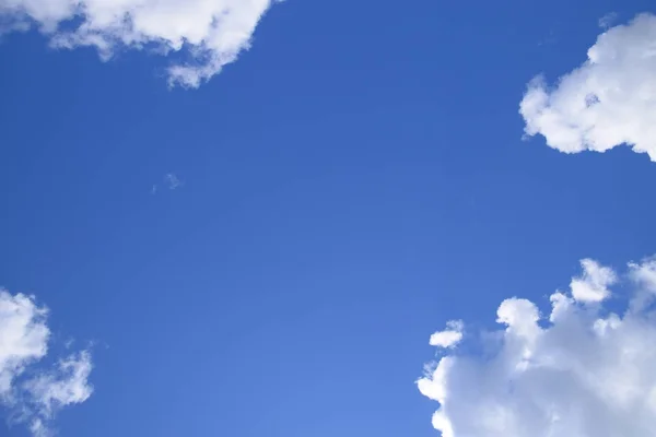 Paisagem Celestial Com Nuvens Cúmulo Nuvens Céu — Fotografia de Stock