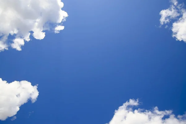 Paisagem Celestial Com Nuvens Cúmulo Nuvens Céu — Fotografia de Stock