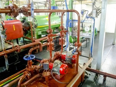 Ekipman için sıvı pompa pompa istasyonu içinde. Petrol 