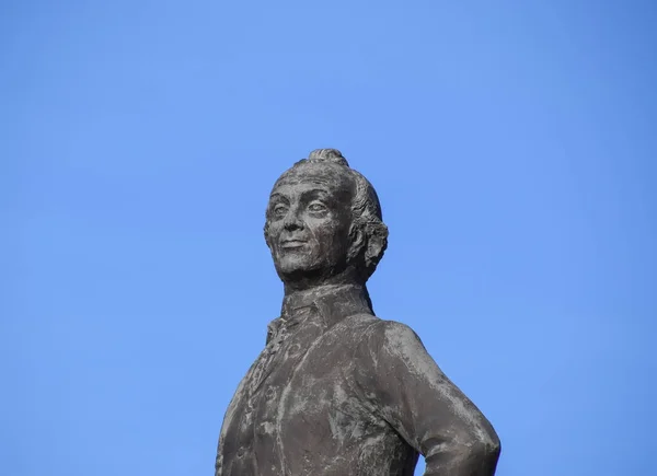 Monument Till Suvorov Monument Till Den Stora Befälhavaren — Stockfoto