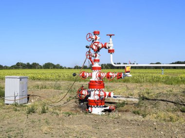 Petrol ve gaz üretimi için. Petrol kuyusu ekipmanları. Petrol üretimi