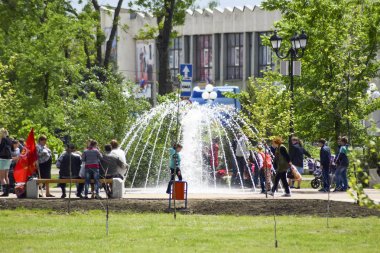 Park evlenir çeşme.