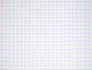 Not defteri kutusunda. Matematik defter. Kağıt arka plan.