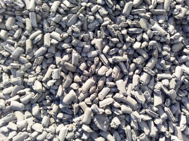 Briket demir yüksek limanda Kazıklı. ham çelik