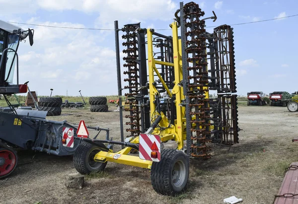 Soil disintegrator, deep loosener on the trailer.