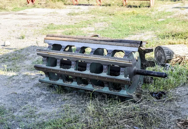 Mlátící Buben Kombajn Zemědělské Stroje — Stock fotografie