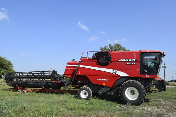 Combina mietitrebbie. Macchine agricole . — Foto Stock