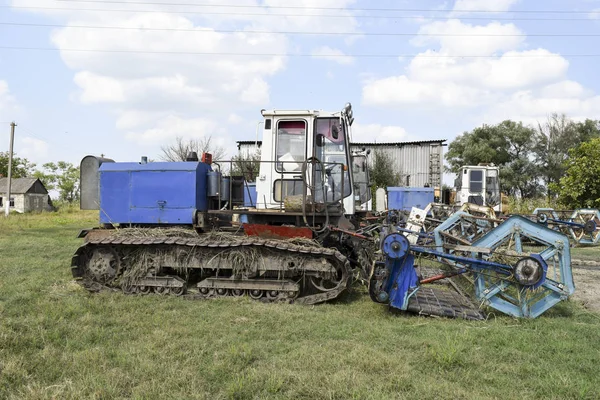 Mähdrescher. Landmaschinen. — Stockfoto