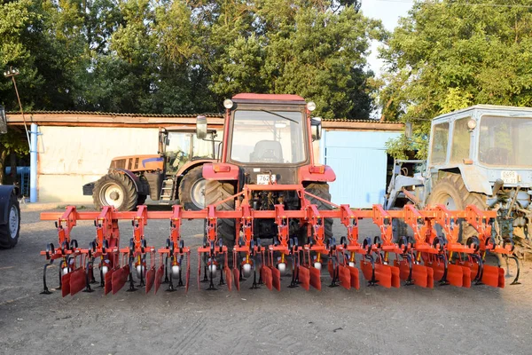 Desintegrador de solo, afrouxador profundo no trailer . — Fotografia de Stock