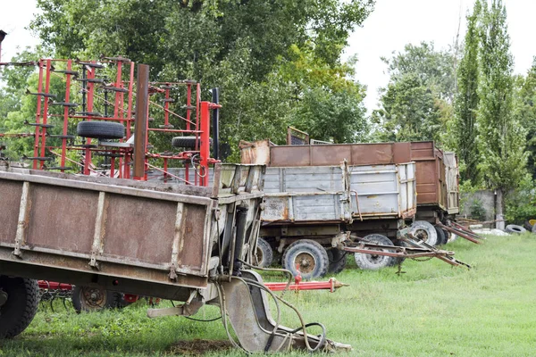 Camions Remorques Pour Tracteur Remorque Pour Transport Marchandises — Photo
