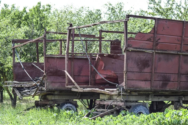 Nákladní Přívěsy Traktor Přívěs Pro Nákladní Dopravu — Stock fotografie