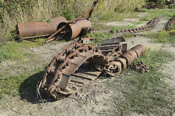 Old Caterpillar Tract Combine — Stock Photo, Image