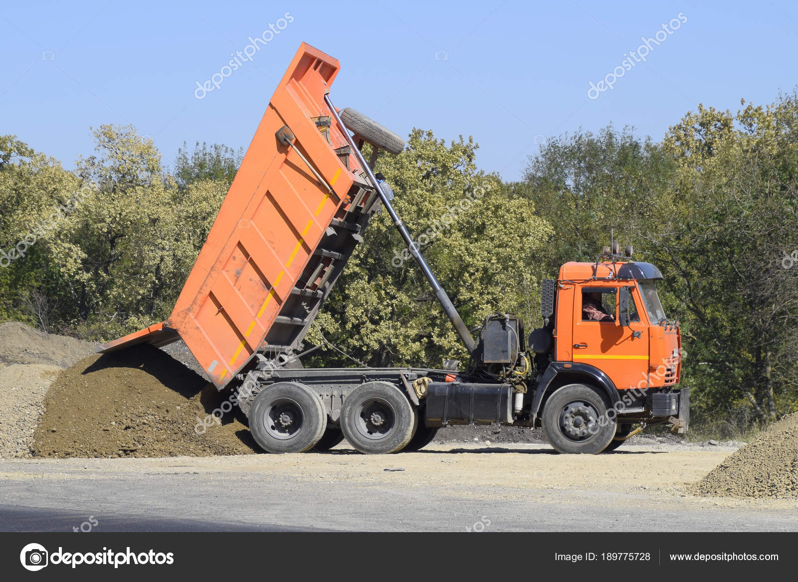 rubble construction truck