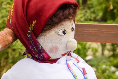 Bez bebek yüzleri. Bez bebek