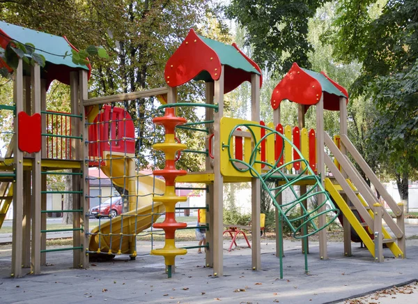 Parque Infantil Parque Ciudad Moderno Parque Infantil Ciudad — Foto de Stock