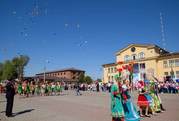 Slavyansk Kuban Russie 1Er Mai 2018 Célébration 1Er Mai Jour — Photo