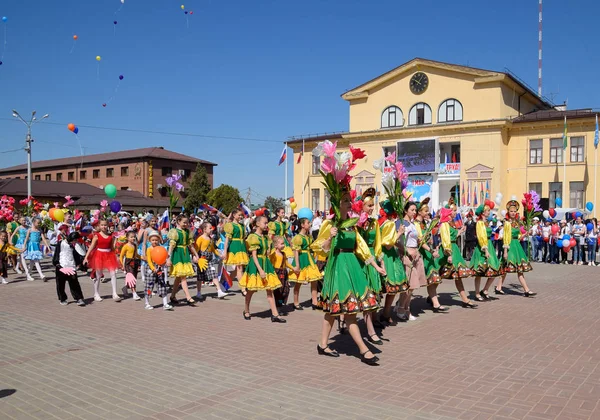 Slavyansk Kuban Russia Maggio 2018 Celebrazione Del Primo Maggio Giorno — Foto Stock