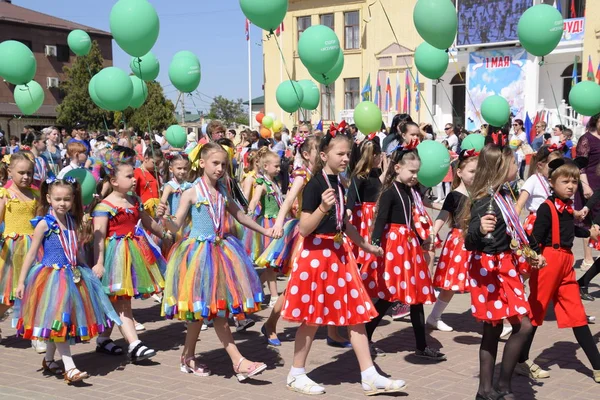 Slavyansk Kuban Russia May 2018 Celebrating First May Day Spring — Stock Photo, Image