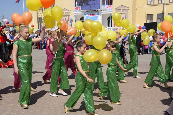 Slavyansk Kuban Russia May 2018 Celebrating First May Day Spring — Stock Photo, Image