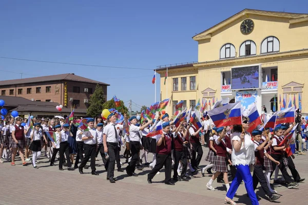 Slavyansk Kuban Rusia Mayo 2018 Celebrando Primero Mayo Día Primavera —  Fotos de Stock