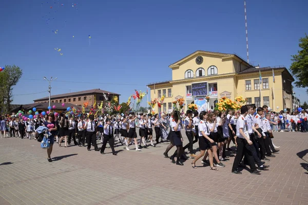 Slavyansk Κίμκι Ρωσία Μαΐου 2018 Γιορτάζει Την Πρώτη Του Μαΐου — Φωτογραφία Αρχείου
