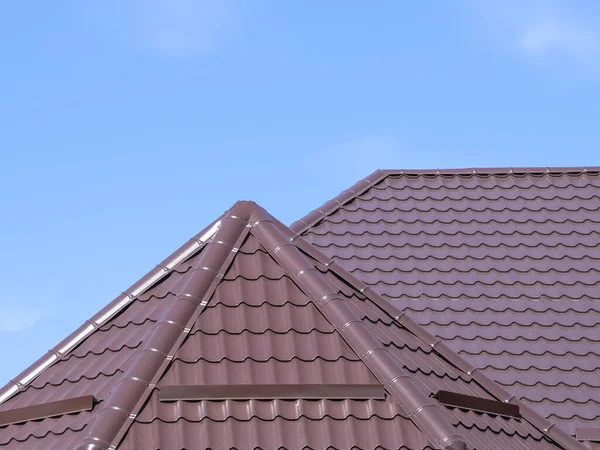 Střecha z vlnitého plechu — Stock fotografie