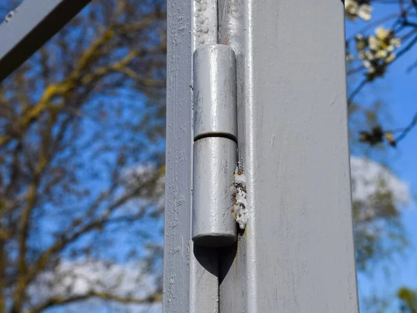 De gelaste lussen voor poort — Stockfoto