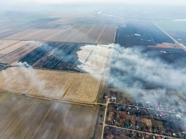 Yanan saman alanlarındaki