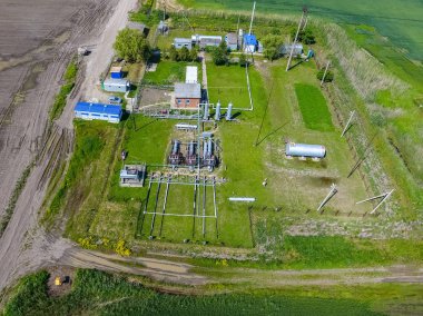 Kurutma gaz ve yoğuşma toplama donatımı. Üstten Görünüm